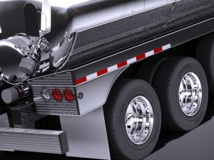 Kenworth T880 2017 Tank Truck 3D Модель