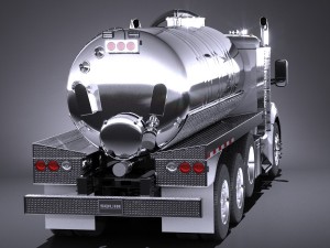Kenworth T880 2017 Tank Truck 3D Модель