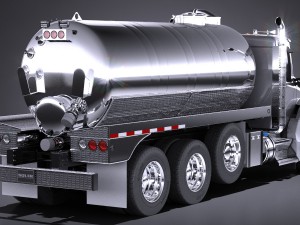 Kenworth T880 2017 Tank Truck 3D Модель