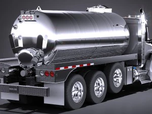 Kenworth T880 2017 Tank Truck 3D Model