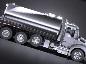 Kenworth T880 2017 Tank Truck 3D Model