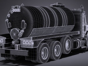 Kenworth T880 2017 Tank Truck 3D Модель