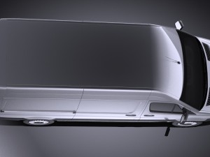 Mercedes-Benz Sprinter II Van Short High vray Modelo 3D