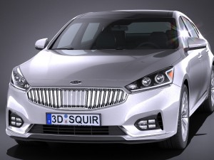 Kia Cadenza Regular 2017 3D 模型