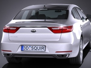 Kia Cadenza Regular 2017 3D 模型