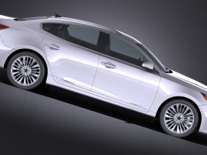 Kia Cadenza Regular 2017 3D 模型