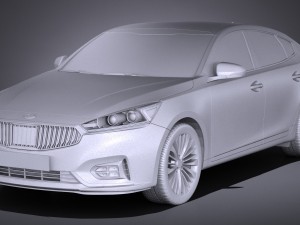 Kia Cadenza Regular 2017 3D 模型