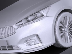 Kia Cadenza Regular 2017 3D 模型