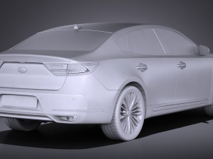 Kia Cadenza Regular 2017 3D 模型