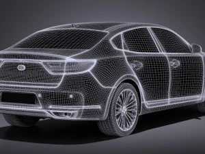 Kia Cadenza Regular 2017 3D Model