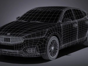Kia Cadenza Regular 2017 3D Model