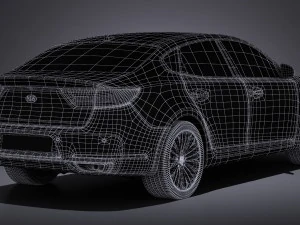 Kia Cadenza Regular 2017 3D Model