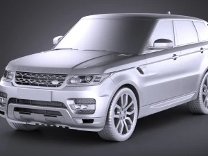 Range Rover Sport 2016 3D Model