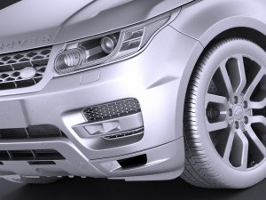 Range Rover Sport 2016 Modelo 3D