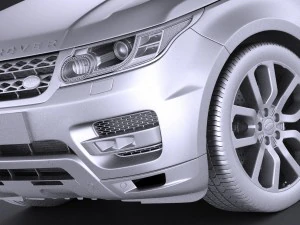 Range Rover Sport 2016 3D Model