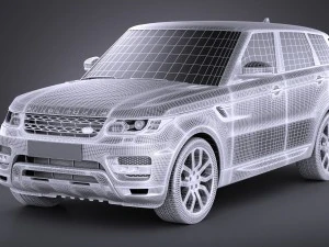 Range Rover Sport 2016 3D Model
