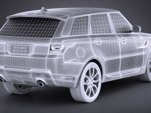 Range Rover Sport 2016 Modelo 3D