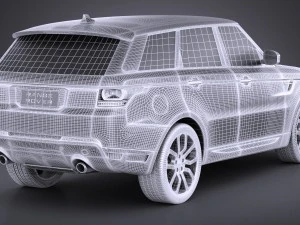 Range Rover Sport 2016 3D Model