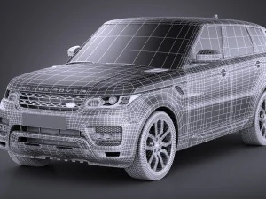 Range Rover Sport 2016 3D Model