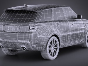 Range Rover Sport 2016 Modelo 3D