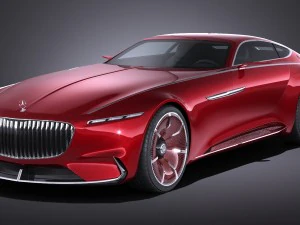 Konsep Mercedes-Benz Vision Maybach 6 Model 3D