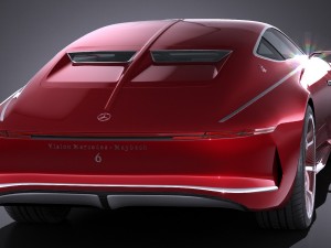 Mercedes-Benz Vision Maybach 6 Concept Modèle 3D