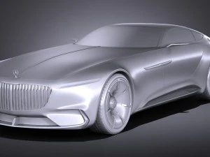Mercedes-Benz Vision Maybach 6 Concept 3D Model