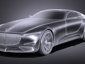 Mercedes-Benz Vision Maybach 6 Concept Modèle 3D