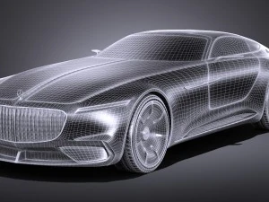 Mercedes-Benz Vision Maybach 6 Concept 3D Model