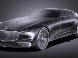 Mercedes-Benz Vision Maybach 6 Concept 3D Model