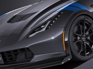 Chevrolet Corvette Grand Sport 2017 Modelo 3D