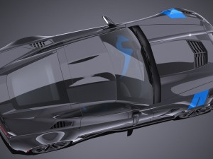 Chevrolet Corvette Grand Sport 2017 Modelo 3D