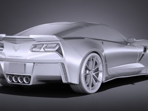 Chevrolet Corvette Grand Sport 2017 Modelo 3D