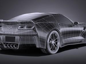 Chevrolet Corvette Grand Sport 2017 Modelo 3D