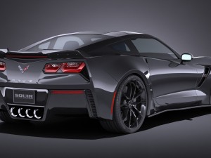 Chevrolet Corvette Grand Sport 2017 Modelo 3D