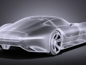 Mercedes-Benz Vision Gran Turismo Concept 3D 모델