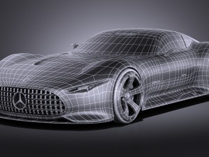 Mercedes-Benz Vision Gran Turismo Concept 3D 모델
