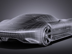 Mercedes-Benz Vision Gran Turismo Concept 3D 모델