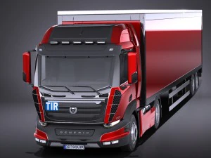 Allgemeiner Sattelschlepper-Anh&auml;nger 2016 3D Modell