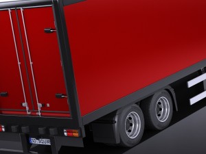Generic Semi Truck Trailer 2016 3D 模型
