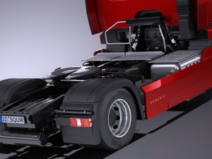 Generic Semi Truck Trailer 2016 3D 模型