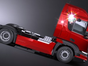 Generic Semi Truck Trailer 2016 3D 模型