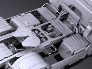 Allgemeiner Sattelschlepper-Anh&auml;nger 2016 3D Modell