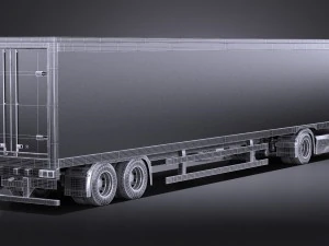 Allgemeiner Sattelschlepper-Anh&auml;nger 2016 3D Modell