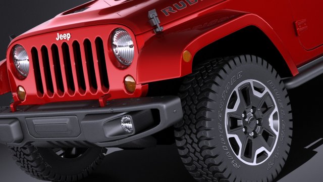 Jeep wrangler rubicon 2017 Modello 3D in SUV 3DExport