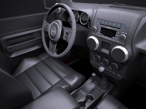 Jeep Wrangler Rubicon 2017 3D Model