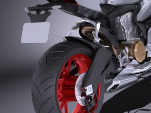 Ducati 899 Panigale 2015 vray Model 3D