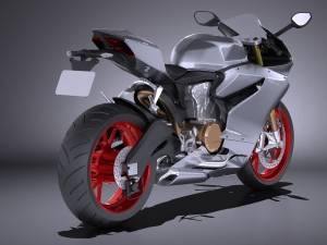Ducati 899 Panigale 2015 vray Model 3D