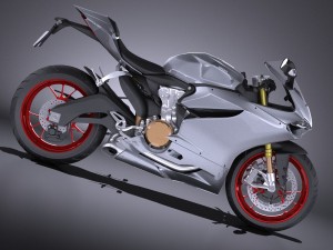 Ducati 899 Panigale 2015 vray Model 3D