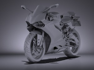 Ducati 899 Panigale 2015 vray Model 3D